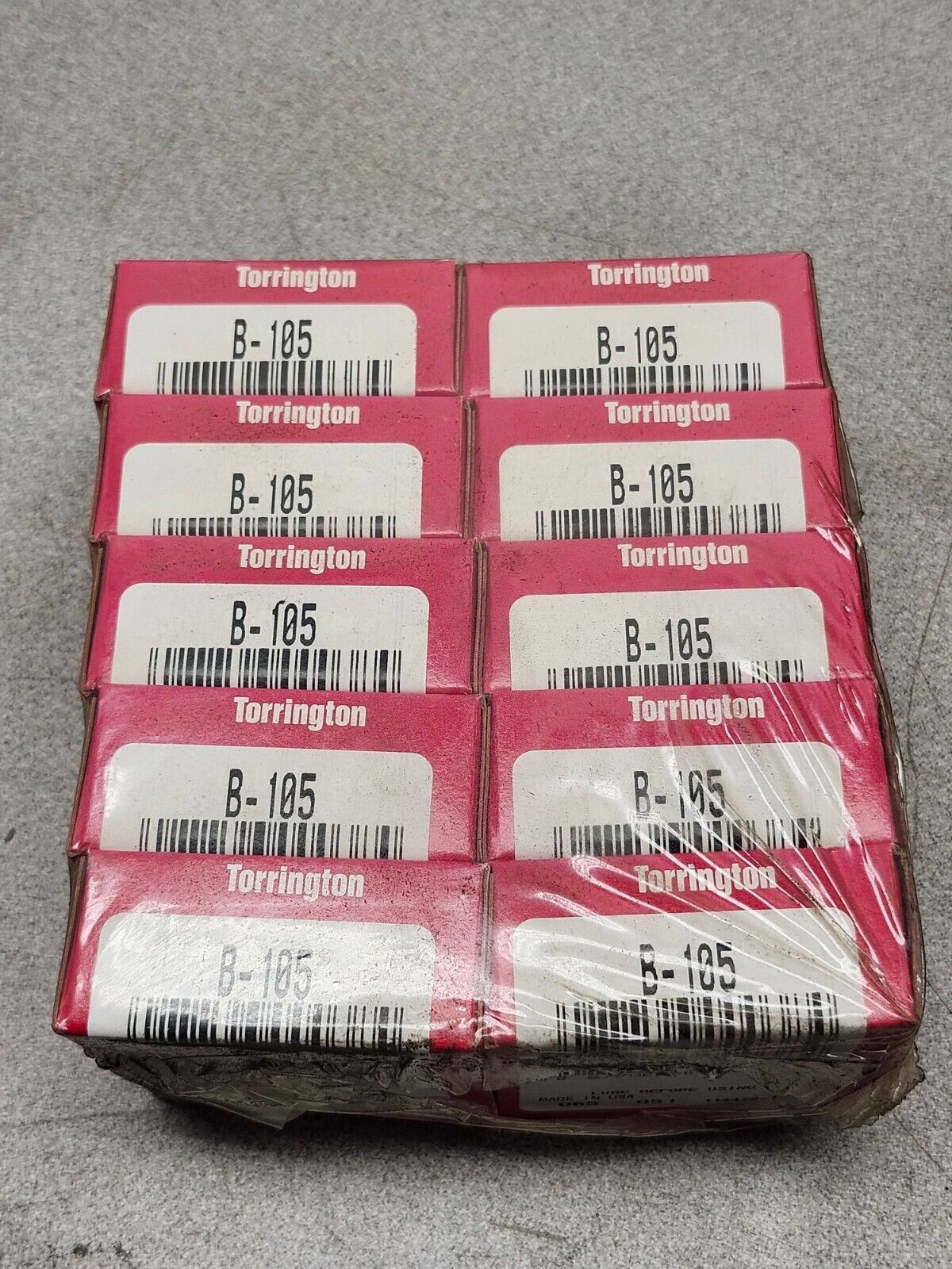 LOT OF 10 NEW TORRINGTON B105 NEEDLE ROLLER BEARINGS B-105