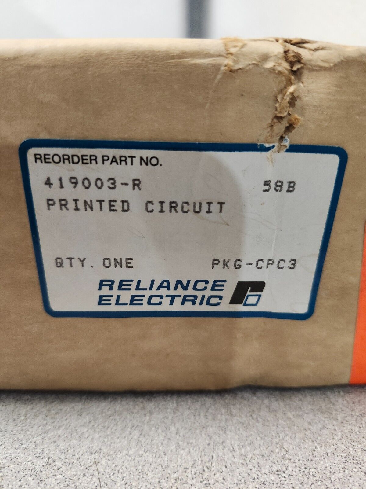 NEW IN BOX RELIANCE ELECTRIC PRINTED CIRCUIT BOARD 419003-R