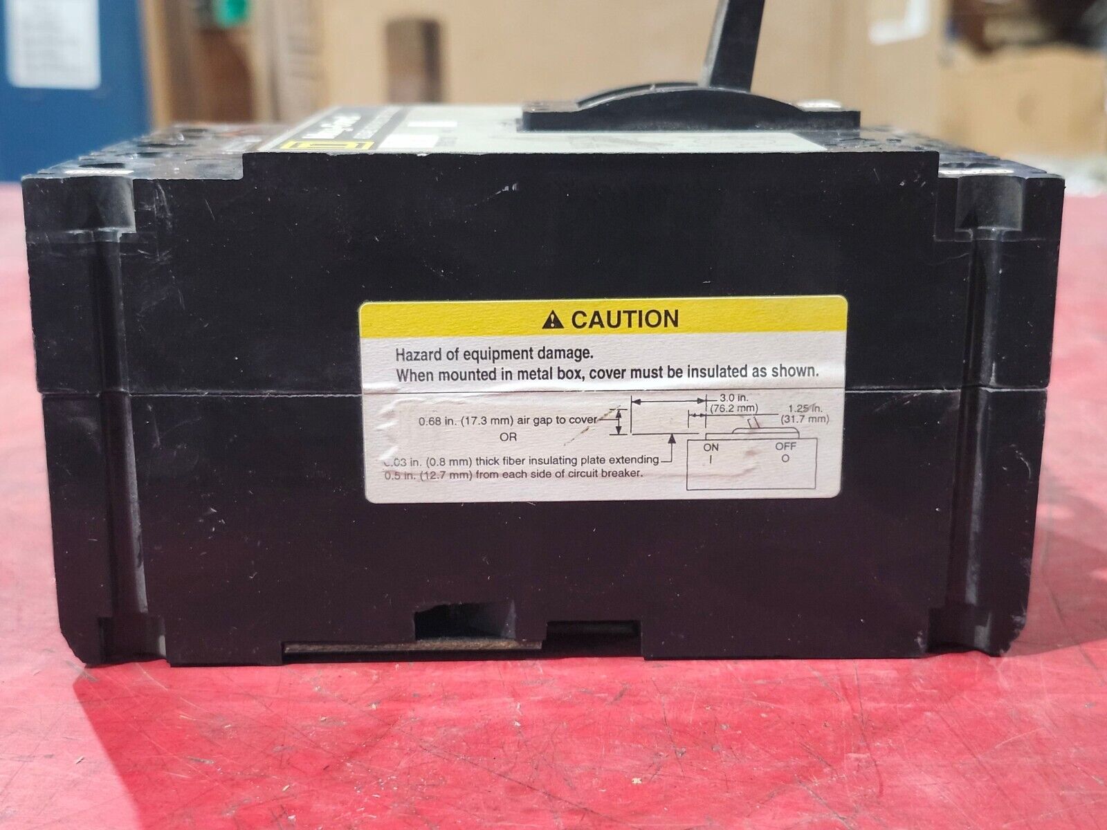 USED SQUARE D MAG-GARD 3 POLE 7AMP CIRCUIT BREAKER FHP3600712M