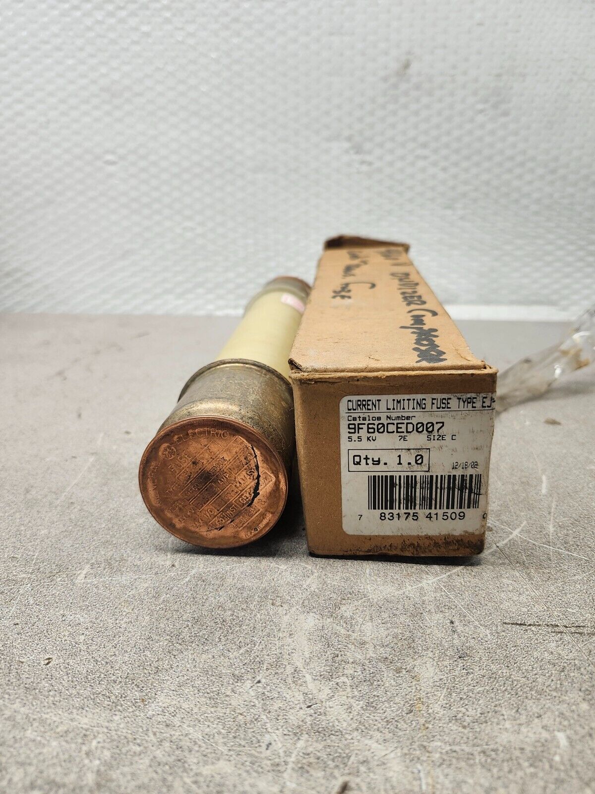 NEW IN BOX GENERAL ELECTRIC FUSE 9F60CED007