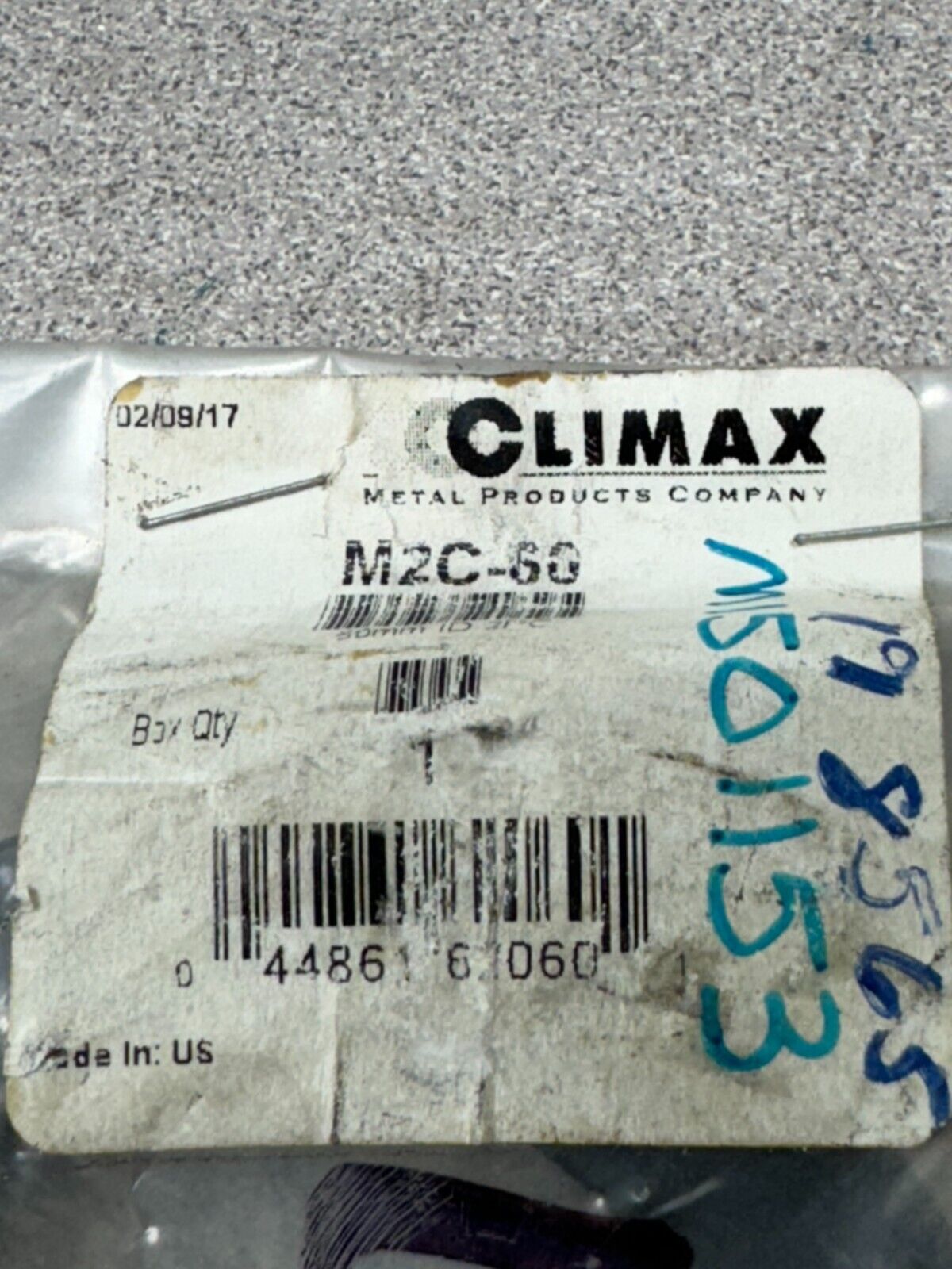 NEW IN PACKAGE CLIMAX CLAMP COLLAR M2C-60