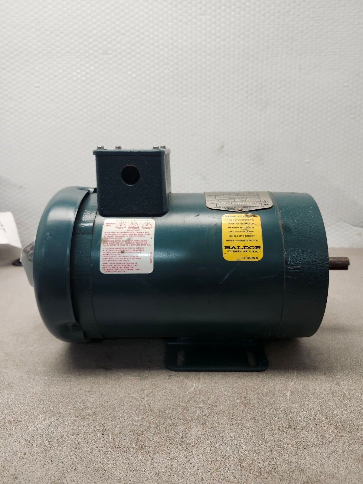 NEW NO BOX BALDOR MOTOR B77R3218 35W433X45461