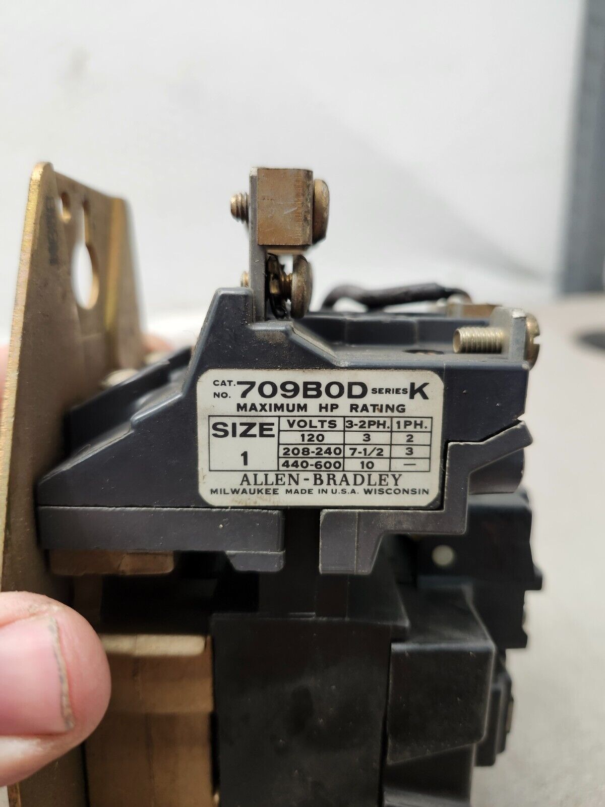 USED Allen-Bradley Contactor Ser. K 709B0D46