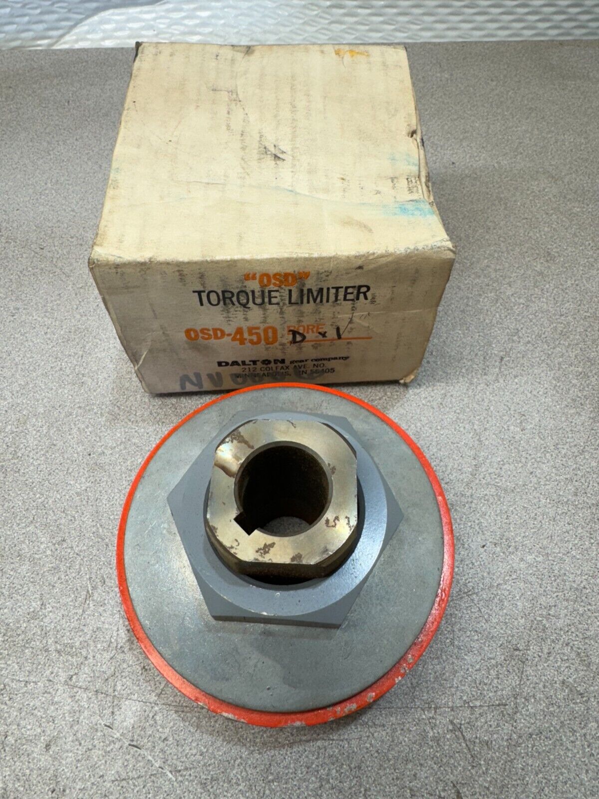 NEW DALTON TORQUE LIMITER OSD-450 1" BORE