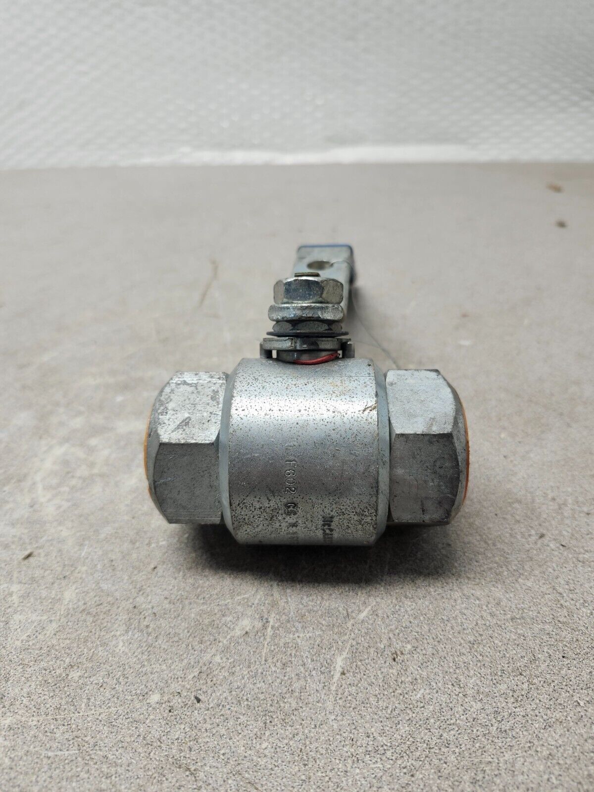 NEW NO BOX MCCANNA 1" BALL VALVE, CWP 94810, 1200 PSI WP F602 CS R C6 8A 1200