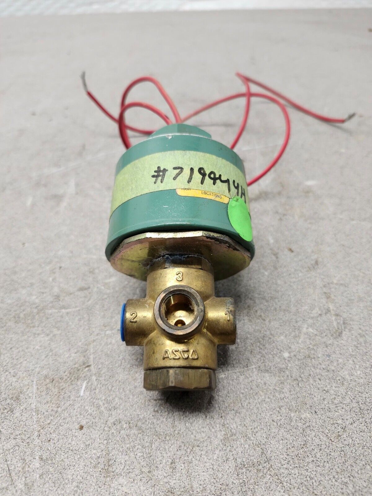 USED Asco Red Hat Solenoid Valve 8320A90