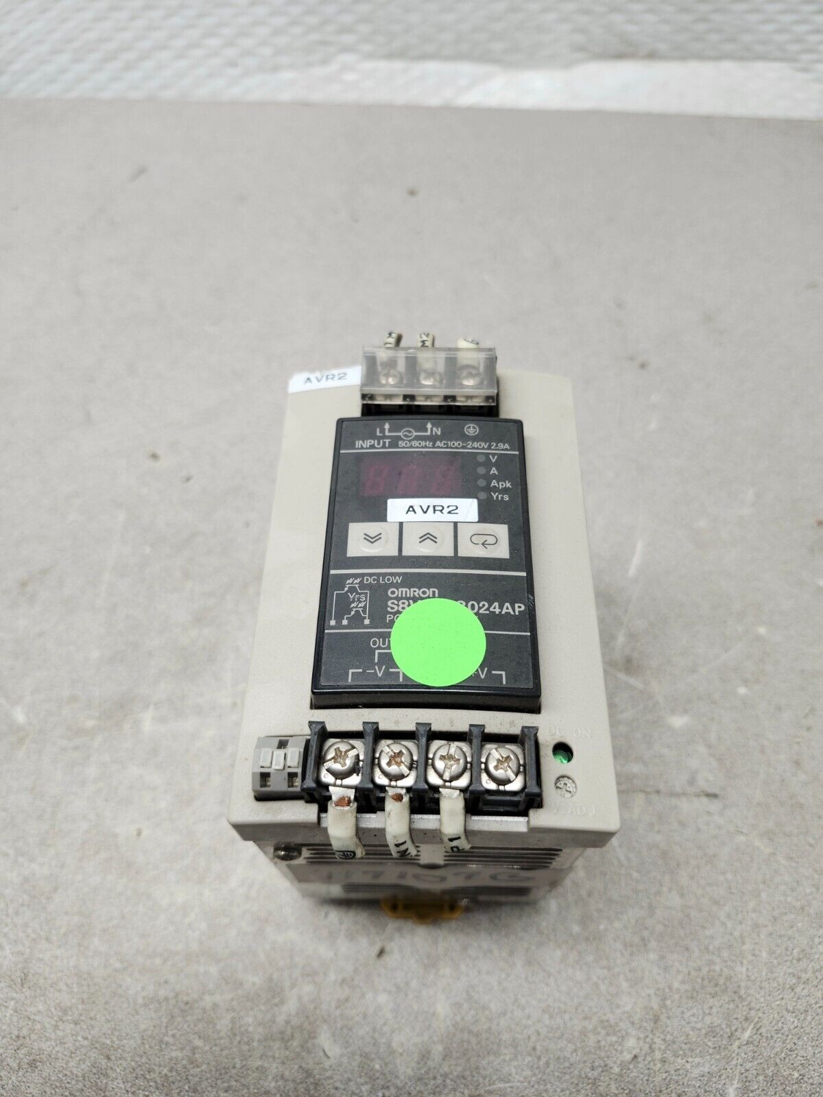 USED Omron Power Supply Output 24VDC, Input 100-240VAC S8VS-18024AP