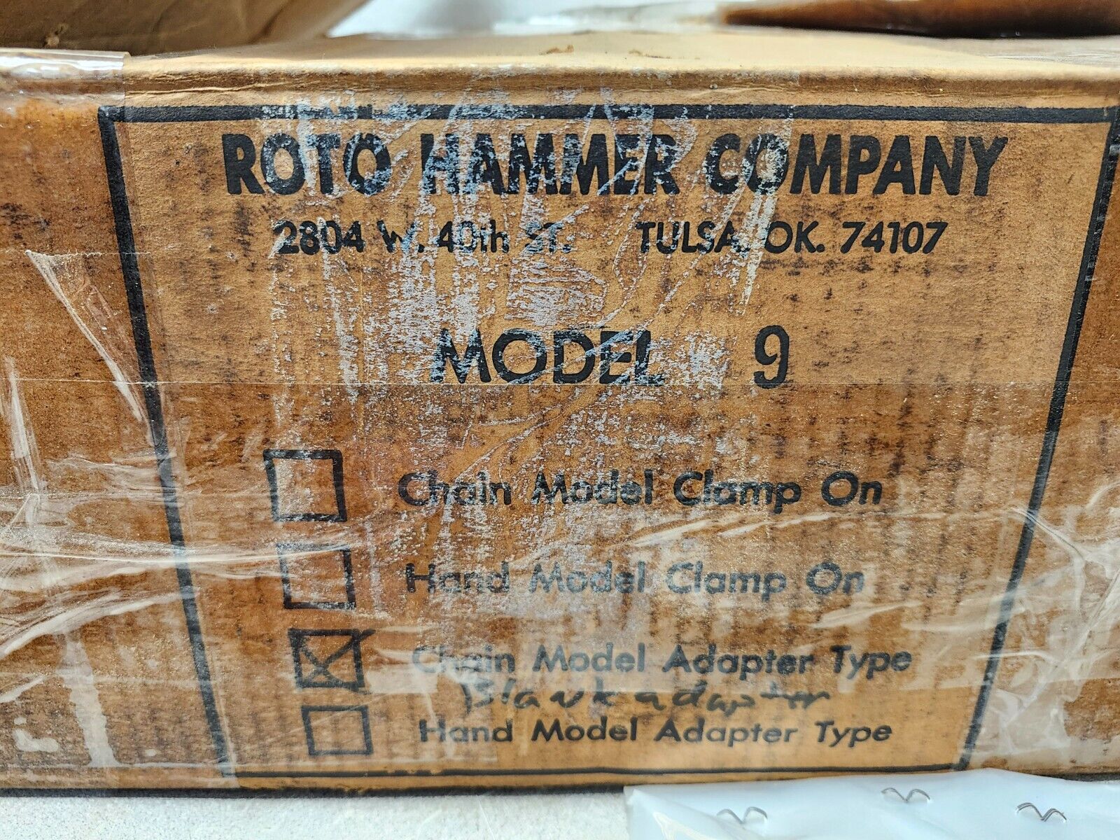 NEW WITH BOX ROTO-HAMMER Clamp-On Chain Wheel Operator Fits OD Hand WHEEL MODEL9