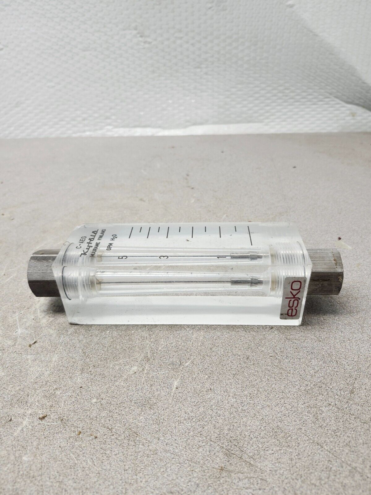 NEW NO BOX Kytola Variable area flow meter C-4EG