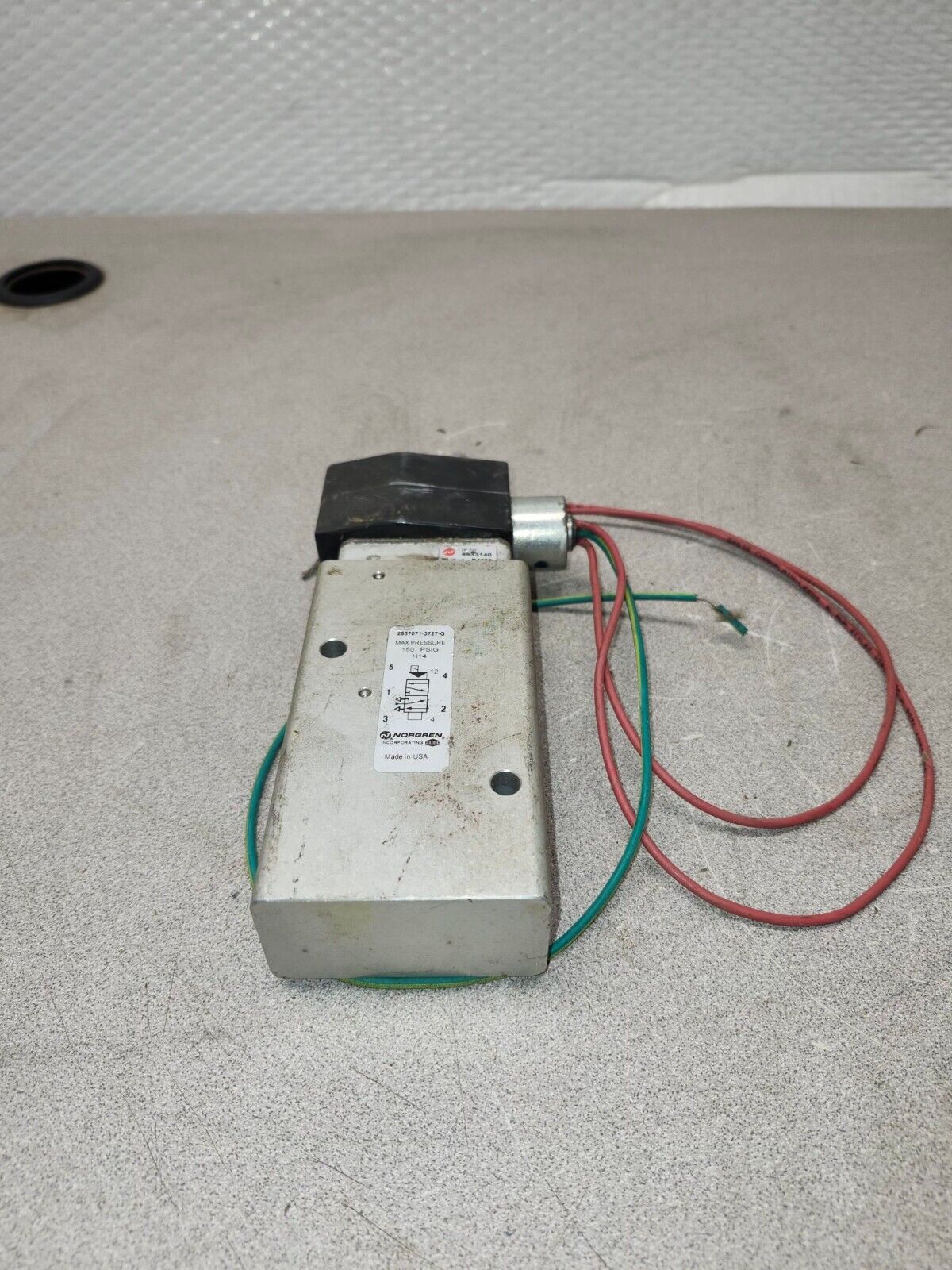 USED HERION SOLENOID VALVE 3727