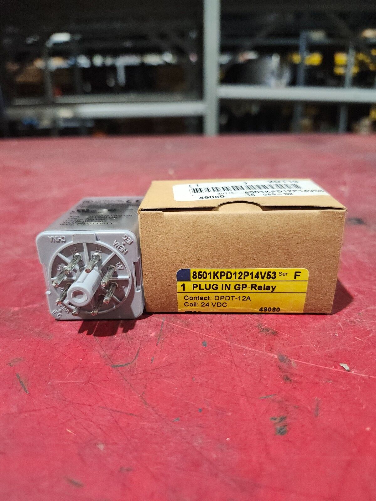NEW IN BOX SQUARE D PLUG IN GP-RELAY 8501KPD12P14V53