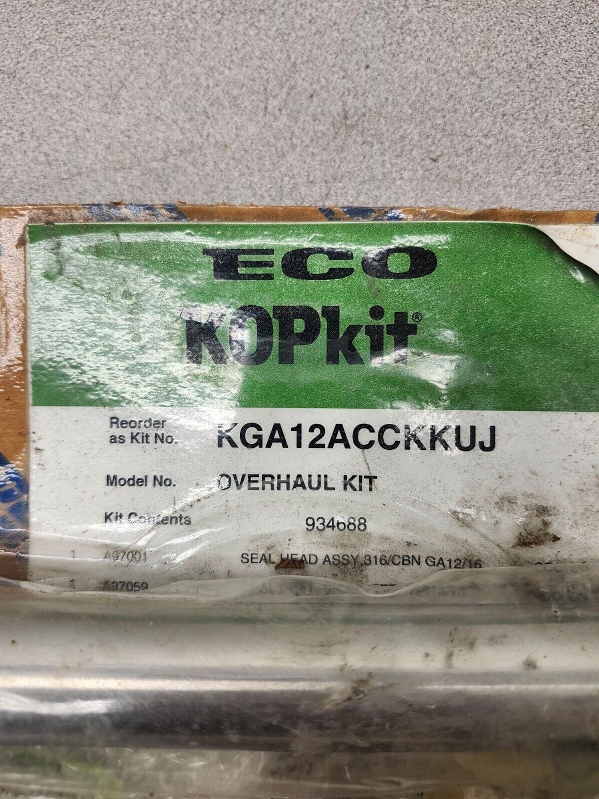 NEW ECO KOPKIT KGA12ACCKKUJ OVERHAUL KIT 934688