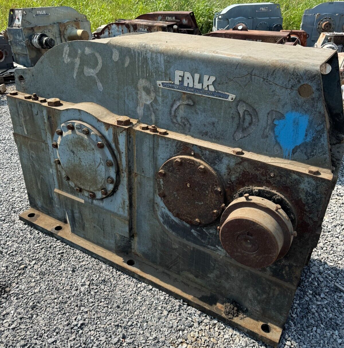 USED FALK ENCLOSED GEAR DRIVE SPEED REDUCER 28.36 RATIO 2150Y2-A