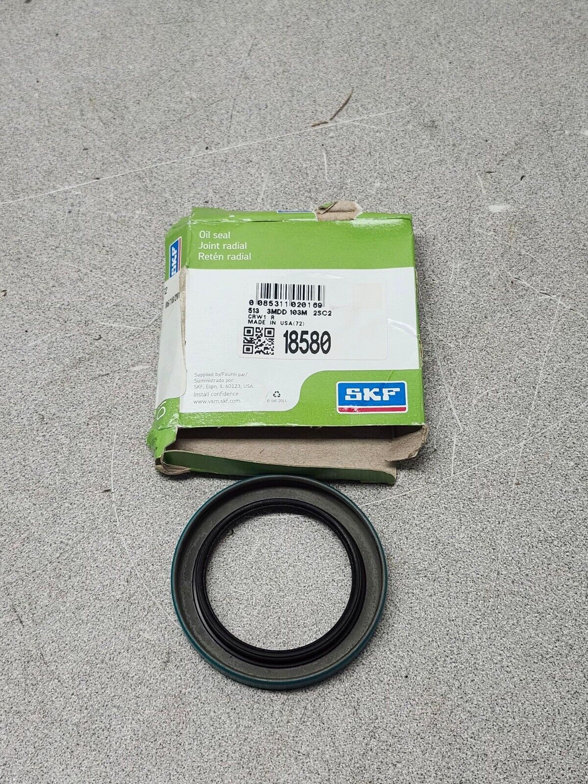 NEW IN BOX SKF BEARING 18580