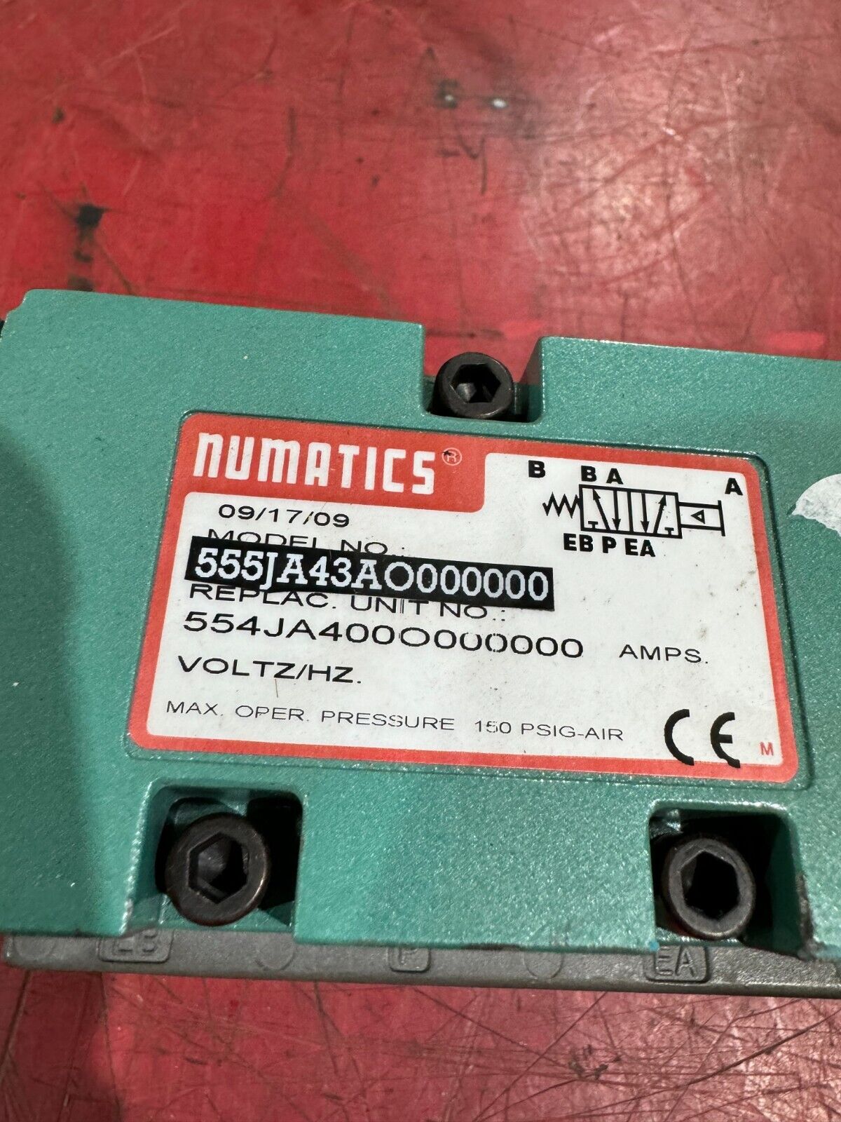 NEW NO BOX NUMATICS PNEUMATIC VALVE 555JA43AO000000