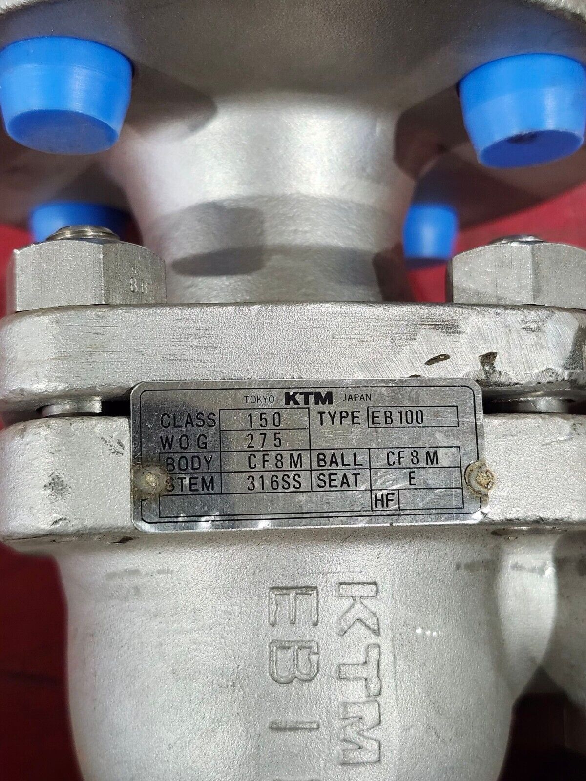 NEW KTM 1" CLASS 150 STAINLESS WOG 275 BALL VALVE EB100