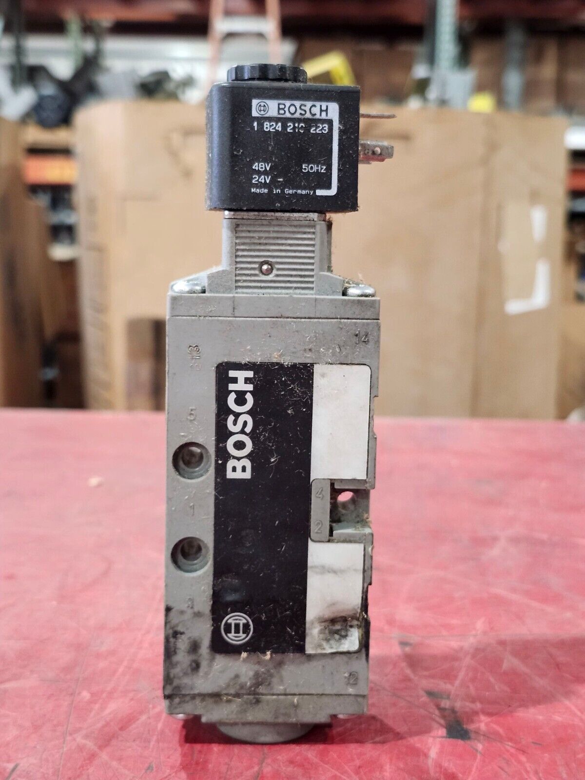 USED BOSCH SOLENOID VALVE 0 820 023 040 WITH 1 824 210 223 COIL