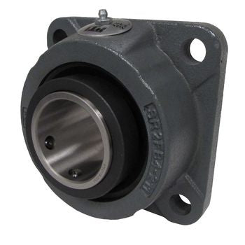 NEW PTI Spherical Roller Bearing 4-Bolt Flange Unit, 2.5 in Bore, Ductile Iron SRE-FB4-208R3NE