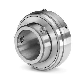 NEW TRITAN Insert Ball Bearing, Stainless Steel, Wide Inner Ring, Set Screw Locking, 2 in Bore, 100 mm OD SSUC211-32