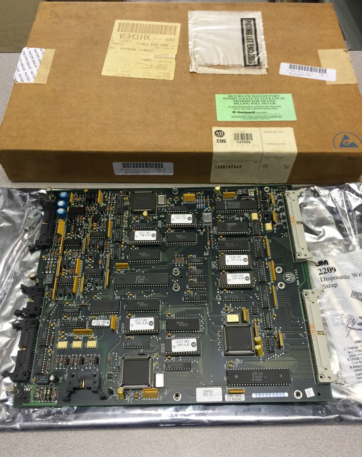 NEW ALLEN-BRADLEY 1396142442 MAIN CONTROL BOARD 142442 REV. 11