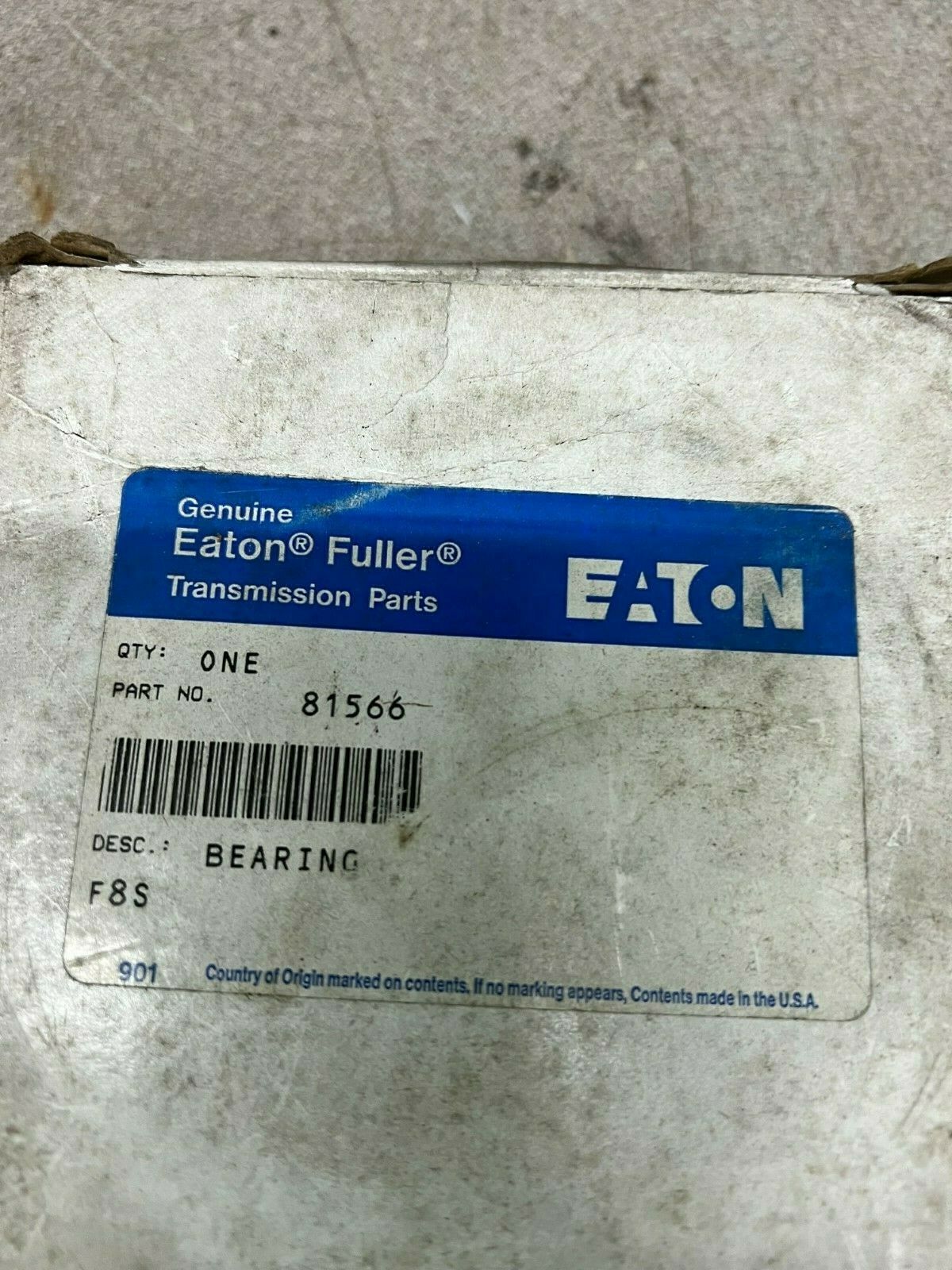 NEW IN BOX FULLER/EATON/SKF 81566 BALL BEARING 5310/45EWNR/C3