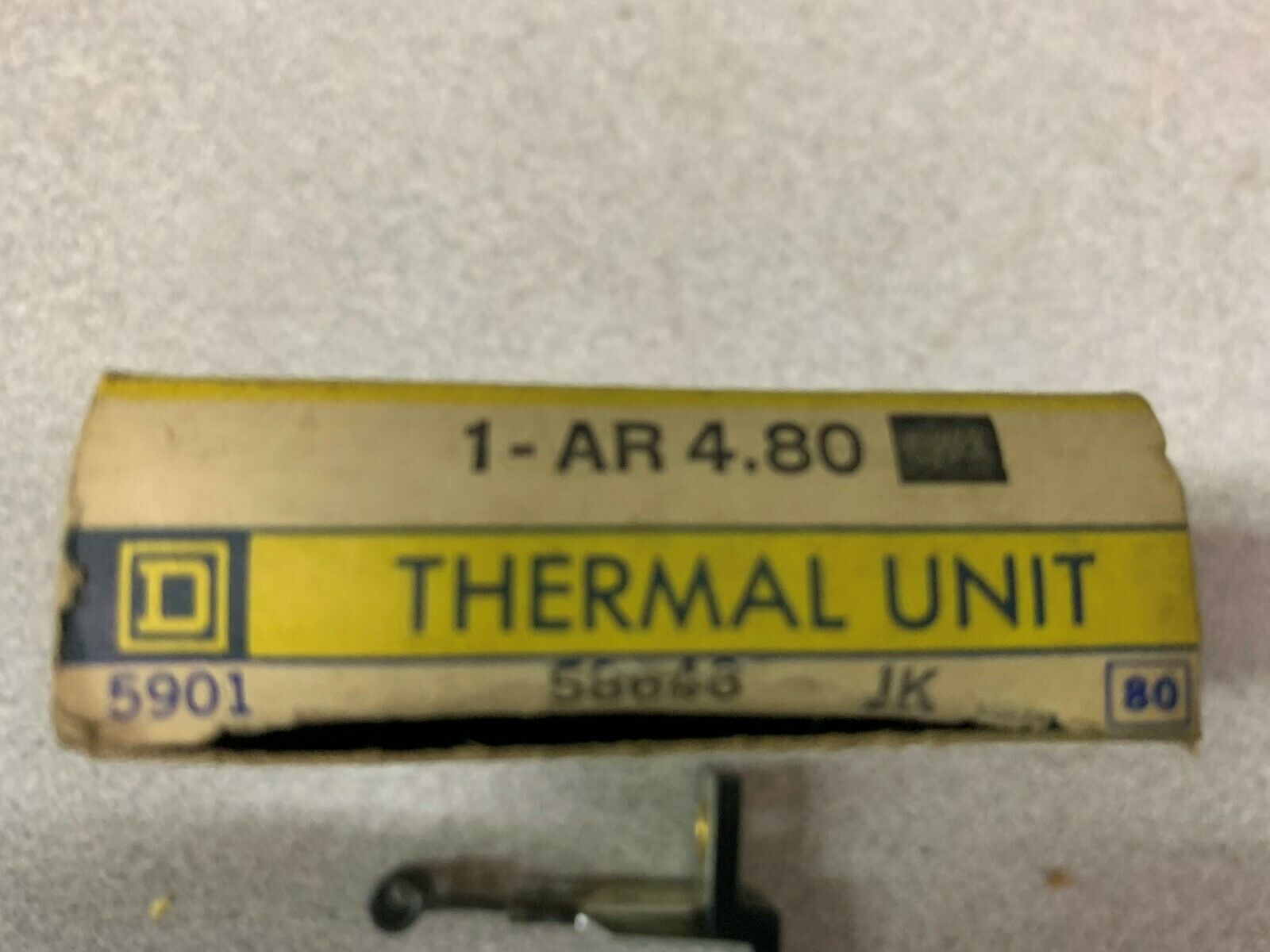 LOT OF 4 NEW IN BOX SQUARE D THERMAL UNIT 1-AR 4.80