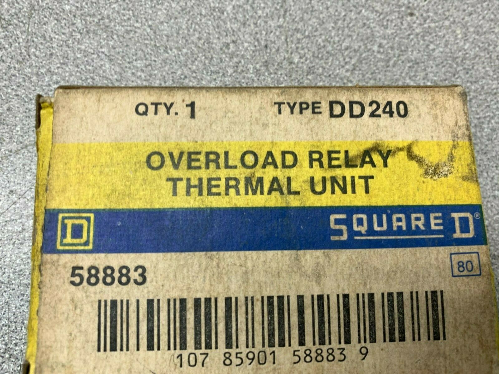 NEW IN BOX SQUARE D HEATER ELEMENT DD240