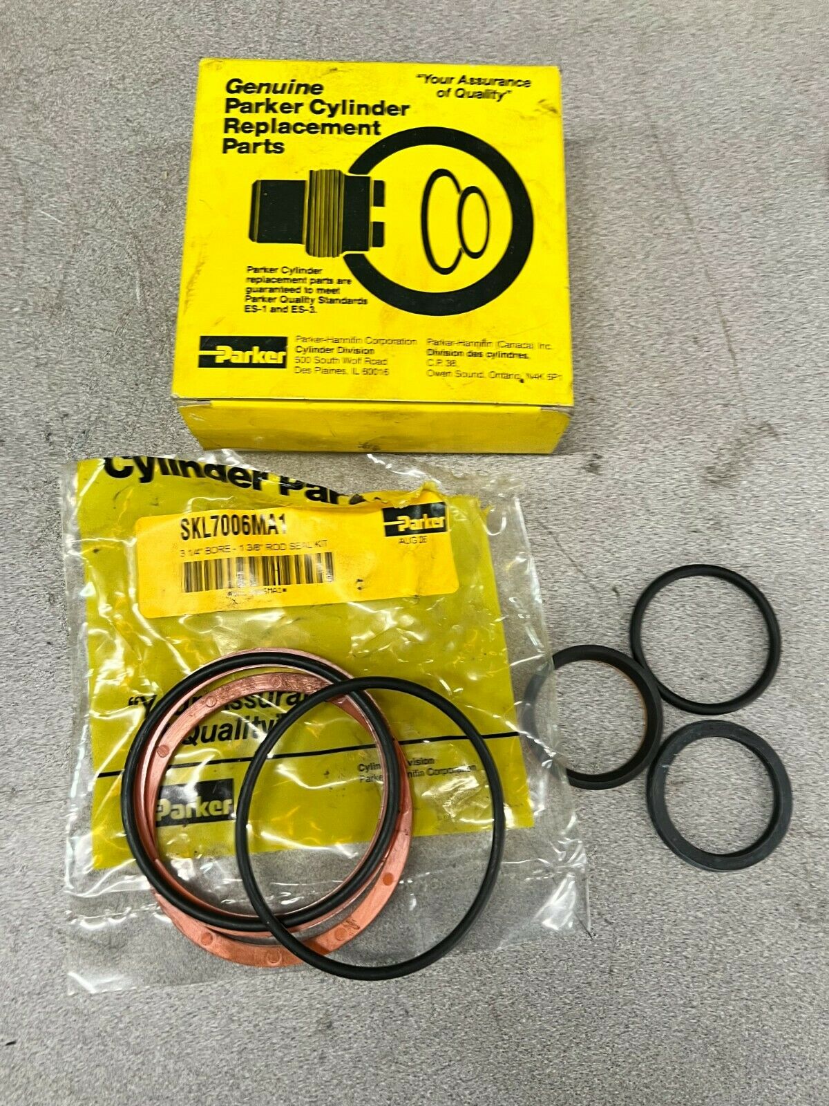 NEW IN BOX PARKER ROD SEAL KIT SKL7006MA1