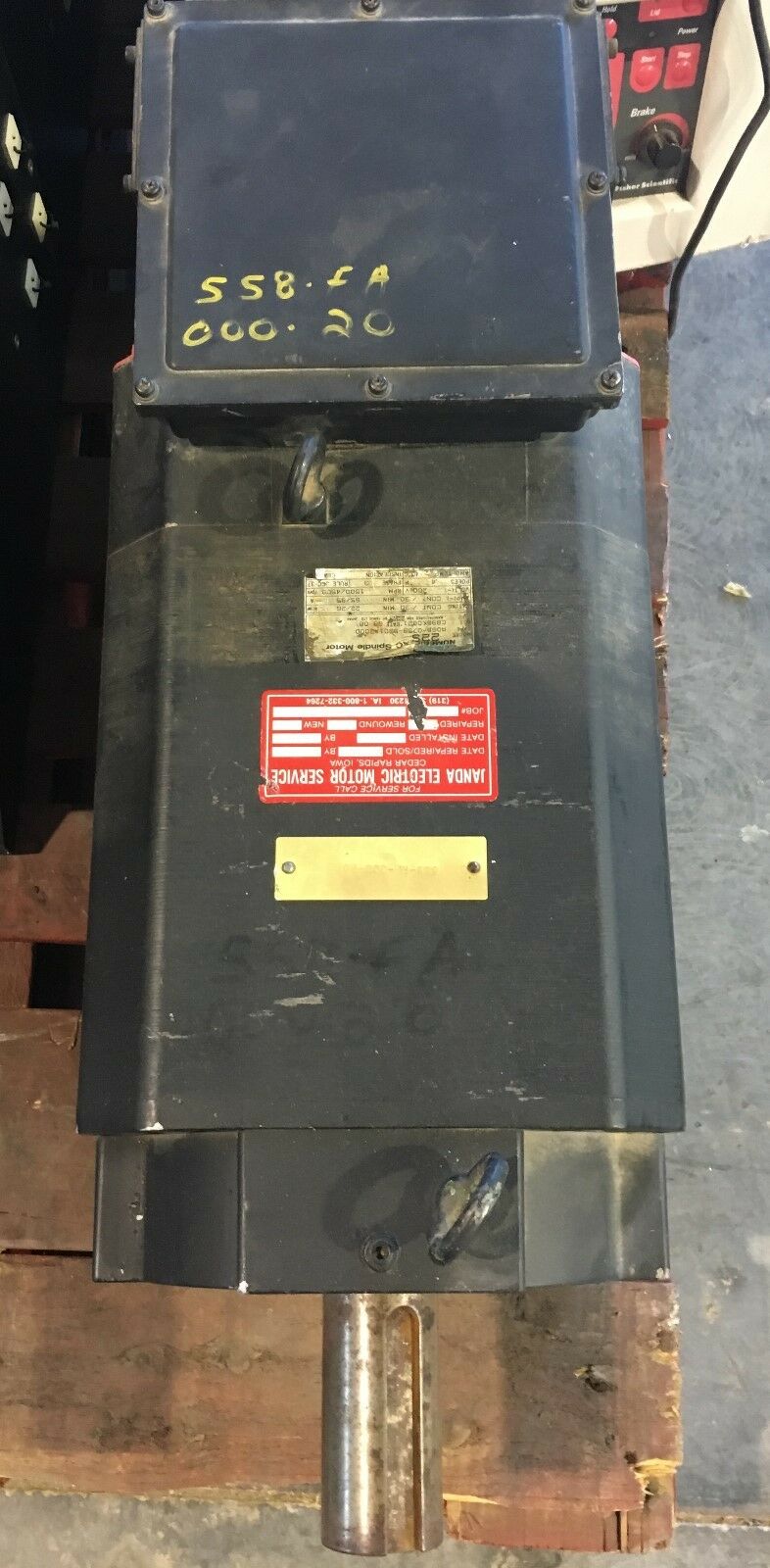 USED GENERAL NUMERIC 22S AC SPINDLE MOTOR FANUC A06B-0759-B201#2000