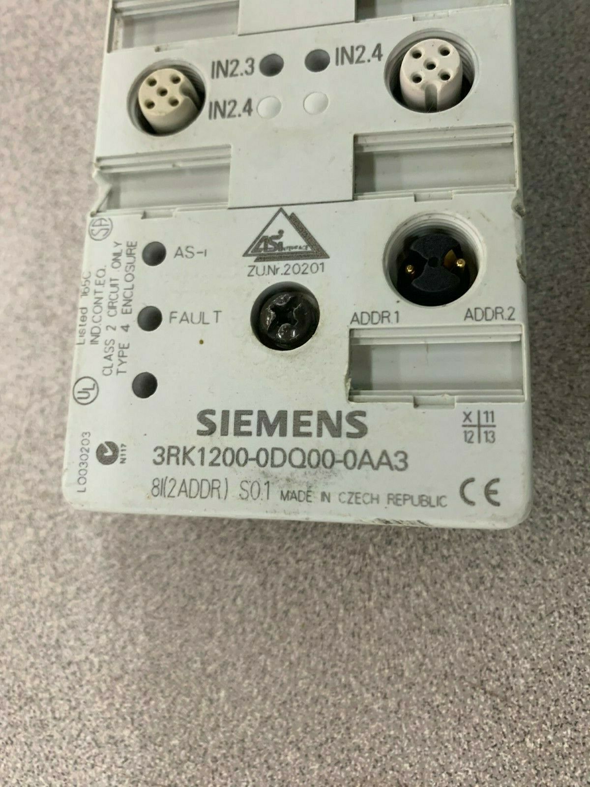 USED SIEMENS COMPACT MODULE 3RK1200-0DQ00-0AA3