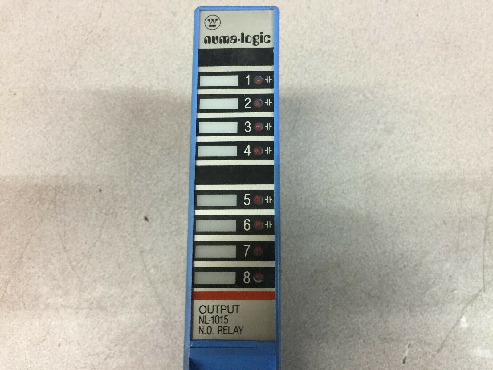 NEW NO BOX WESTINGHOUSE NUMA LOGIC 8PT RELAY OUTPUT MODULE NL-1015