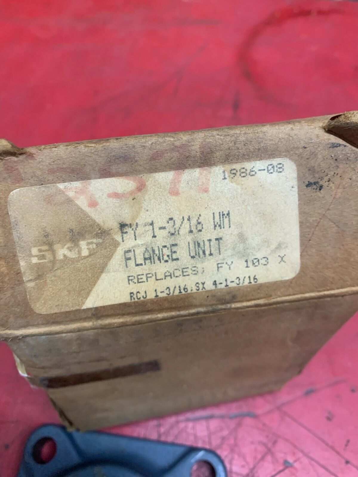 NEW IN BOX SKF 4-BOLT FLANGE BEARING 1-3/16" BORE FY 1-3/16 WM