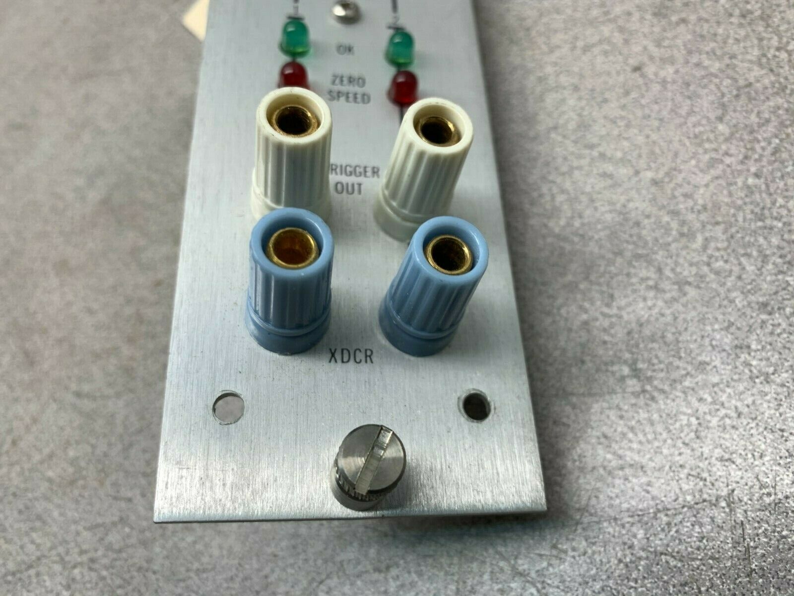 NEW NO BOX BENTLY NEVADA 72956-01C ZERO SPEED MONITOR FACEPLATE 72955-01