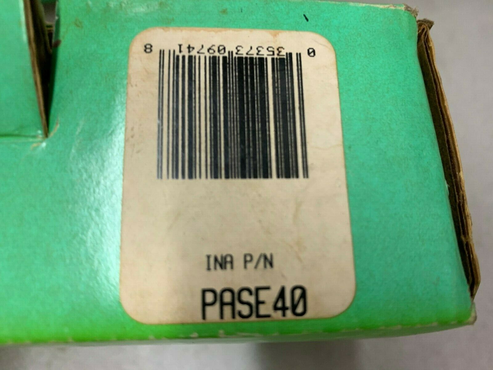 NEW IN BOX INA PILLOW BLOCK BEARING PASE40