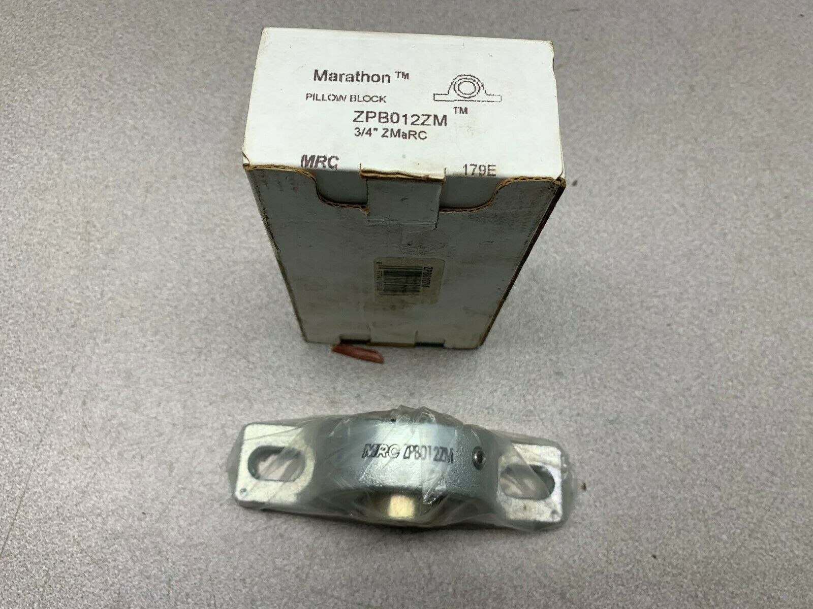 NEW IN BOX MARATHON PILLOW BLOCK BEARING ZPB012ZM