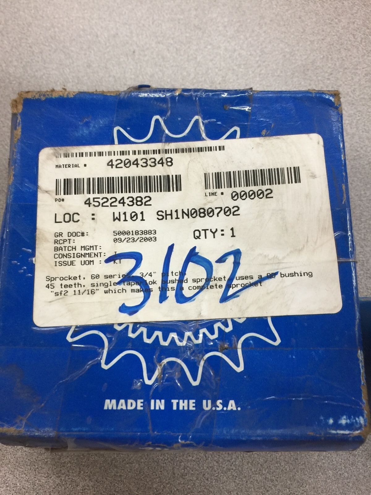 NEW IN BOX MARTIN BUSHING SF 2 11/16 BORE SIZE