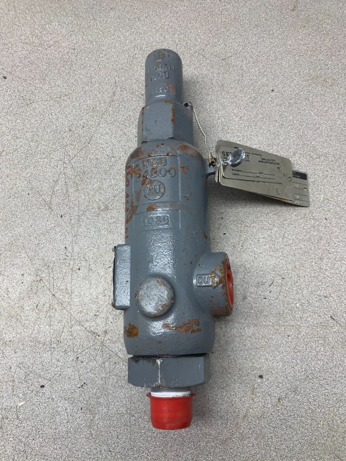 NEW FARRIS ENGINEERING .75XDX1 SIZE RELIEF VALVE 50PSIG. 27DA23-M20