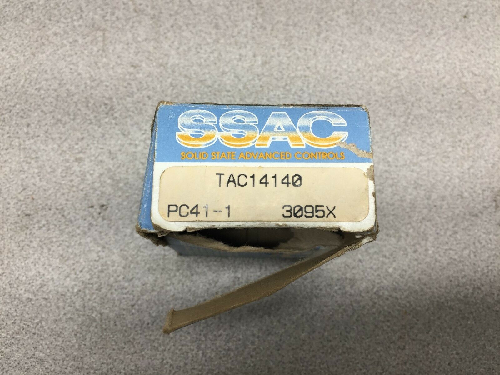 NEW IN BOX SSAC 40SEC 115VAC COIL TIME DELAY RELAY TAC14140