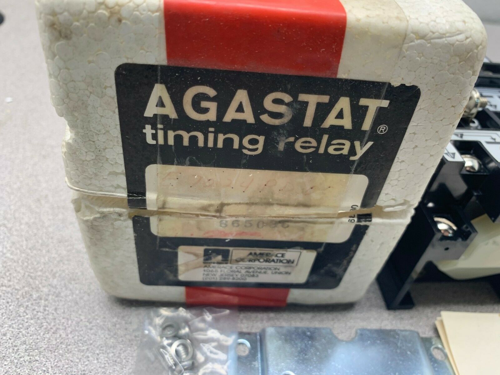 NEW AGASTAT 125VDC. TIMER 5-50 SEC. TIMING RELAY E7024PD002