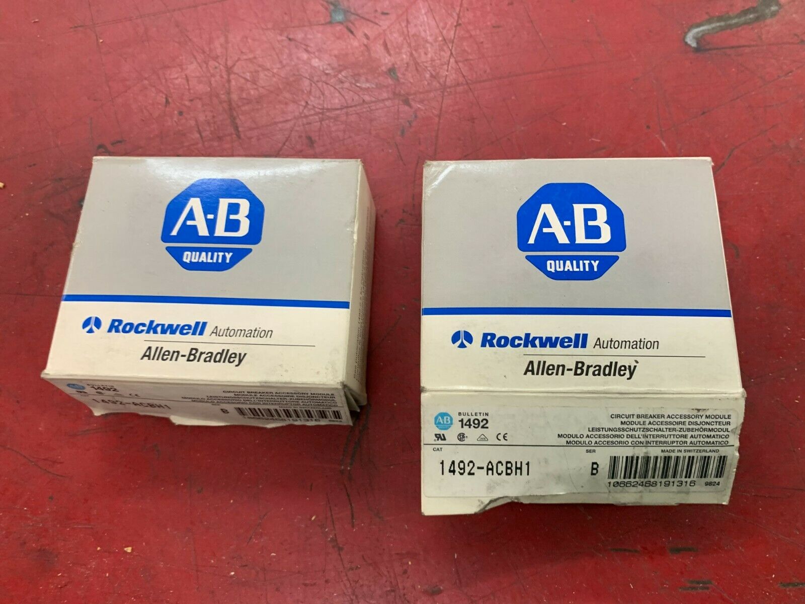 NEW IN BOX ALLEN BRADLEY CIRCUIT BREAKER ACCESSORY MODULE 1492-ACBH1 SERIES B