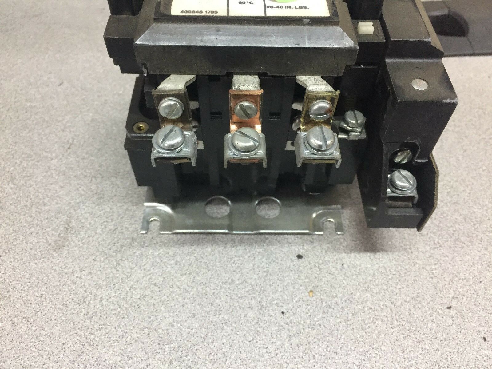 USED SIEMENS CONTACTOR 3POLE CLA134B