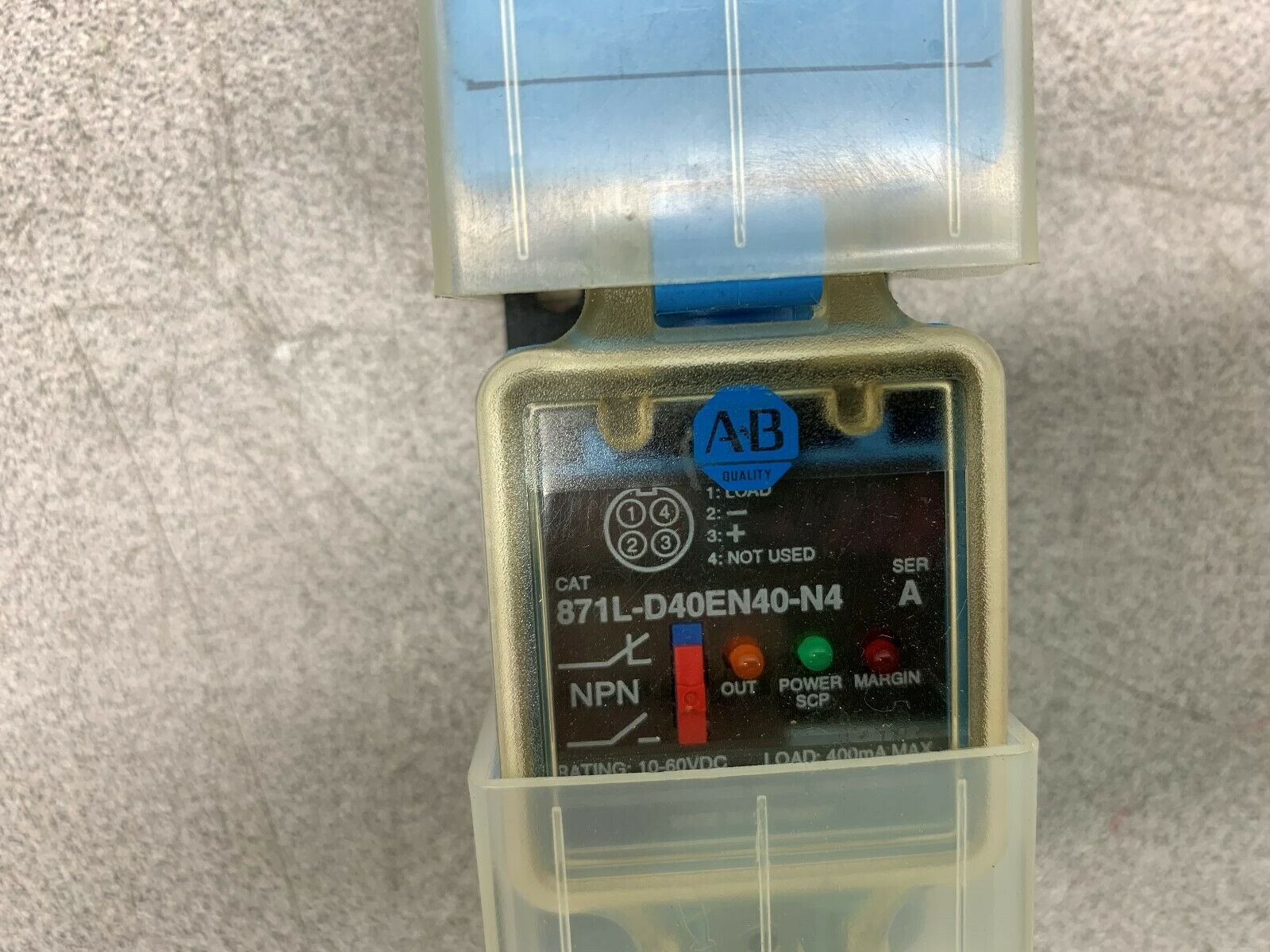 NEW NO BOX ALLEN BRADLEY SWITCH 871L-D40EN40-N4