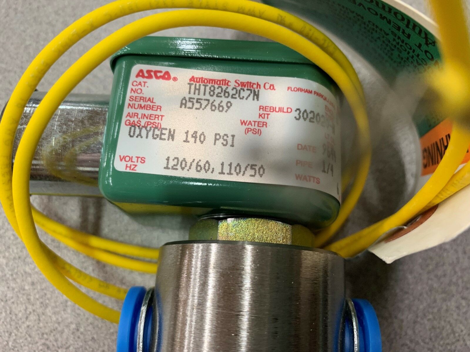 NEW IN BOX ASCO VALVE THT8262C7N