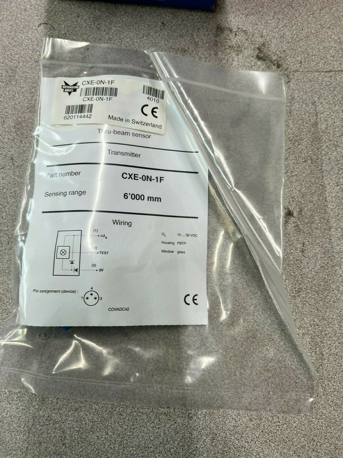 NEW IN BAG AUTOMATION DIRECT TRANSMITTER CXE-0N-1F