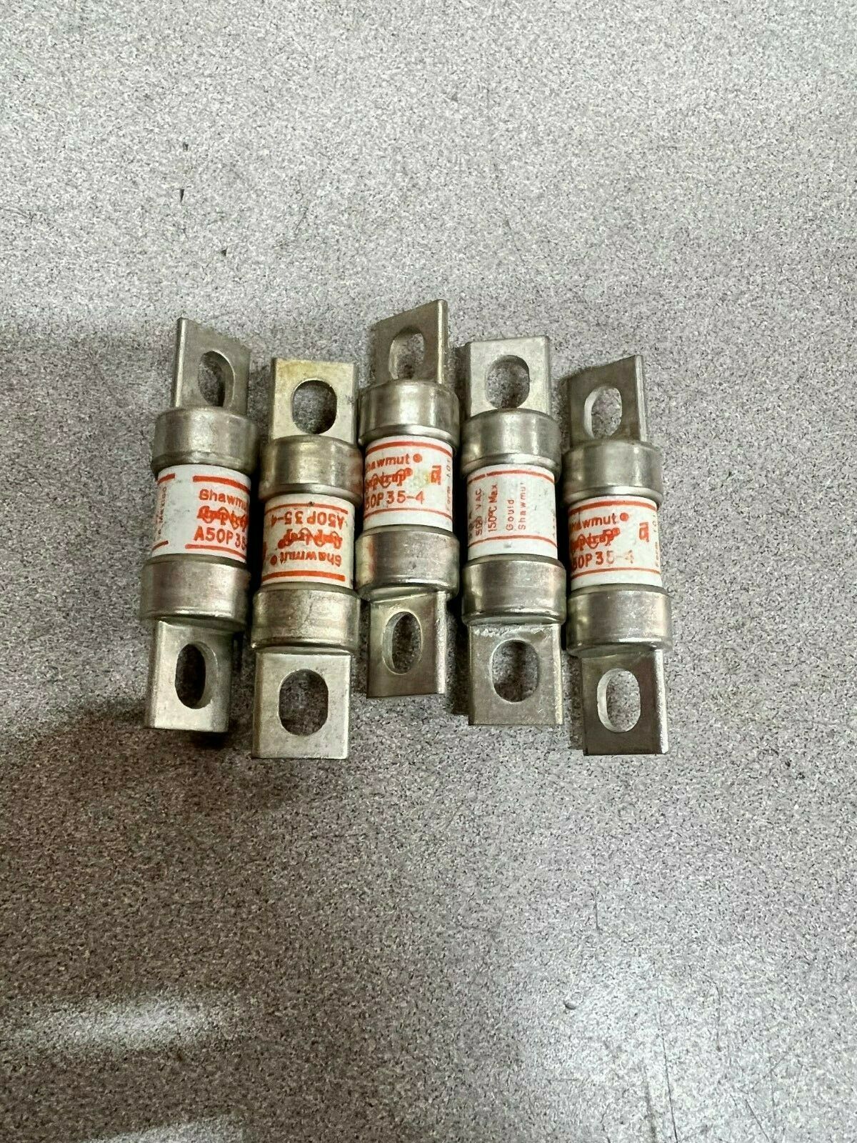 LOT OF 5 NEW NO BOX SHAWMUT FUSE A50P35-4