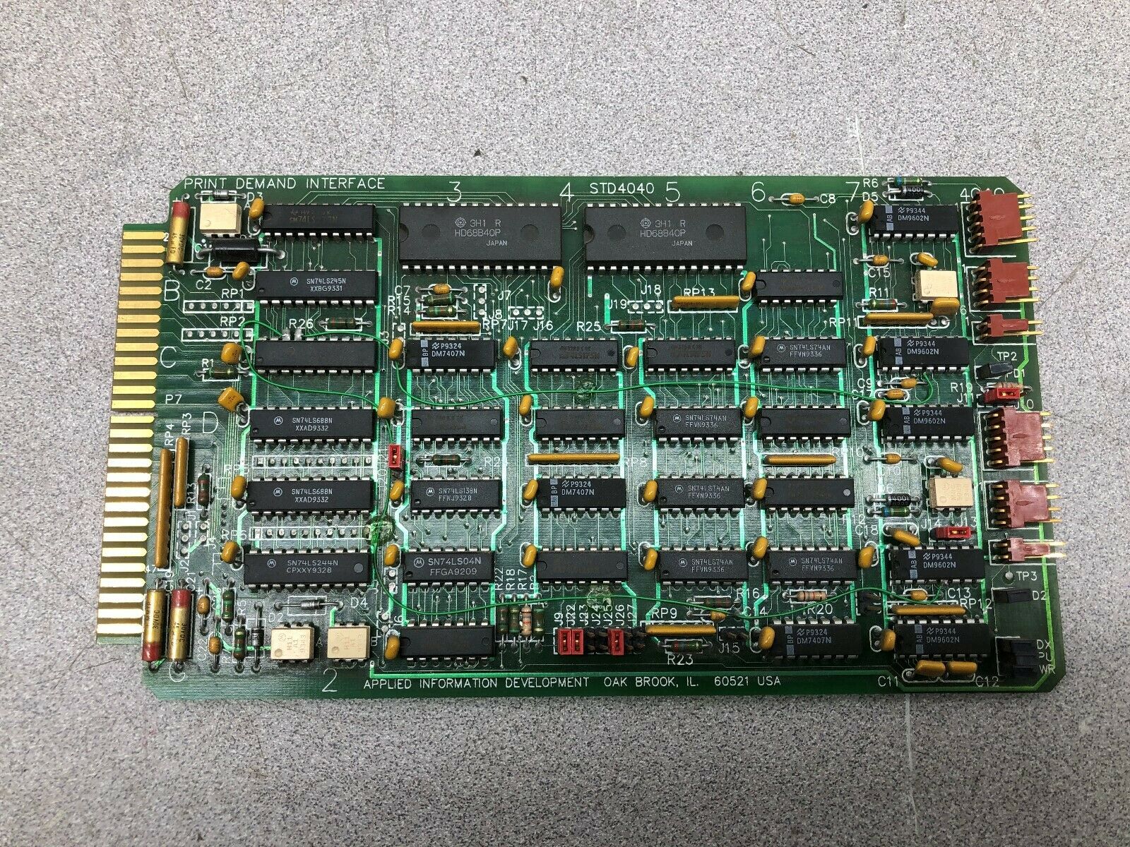 USED INTERIM TECH PC BOARD ASSY STD4040