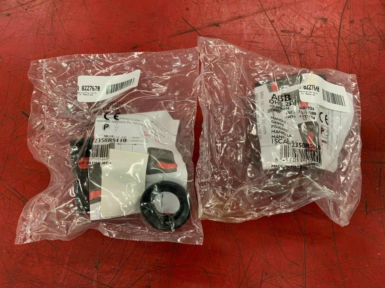 LOT OF 2 NEW IN BAG ABB OHB 2AJI DISCONNECT SWITCH 1SCS022358R5110