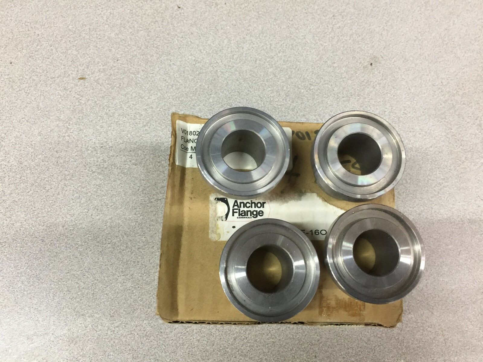 NEW BOX OF 4 ANCHOR  CD 61 BW TO FLANGE HEAD ORING 16P-16BWSF-160