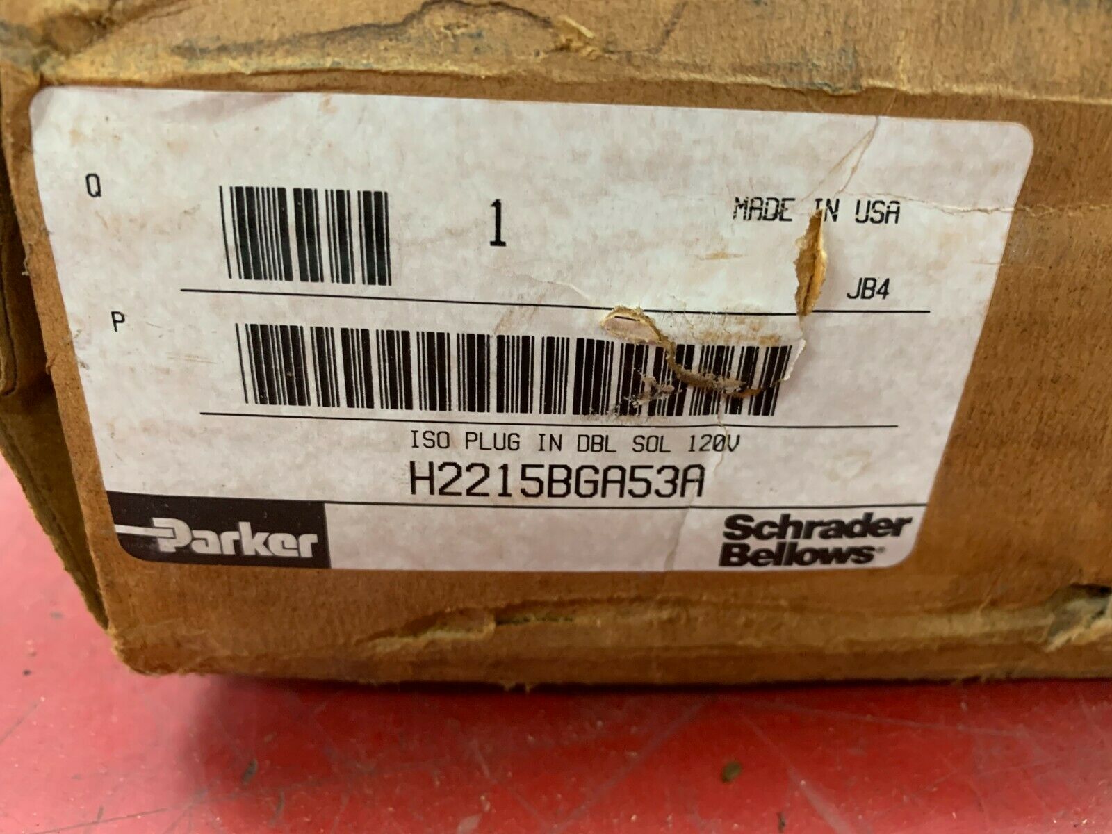 NEW IN BOX PARKER SOLENOID VALVE H2215BGA53A