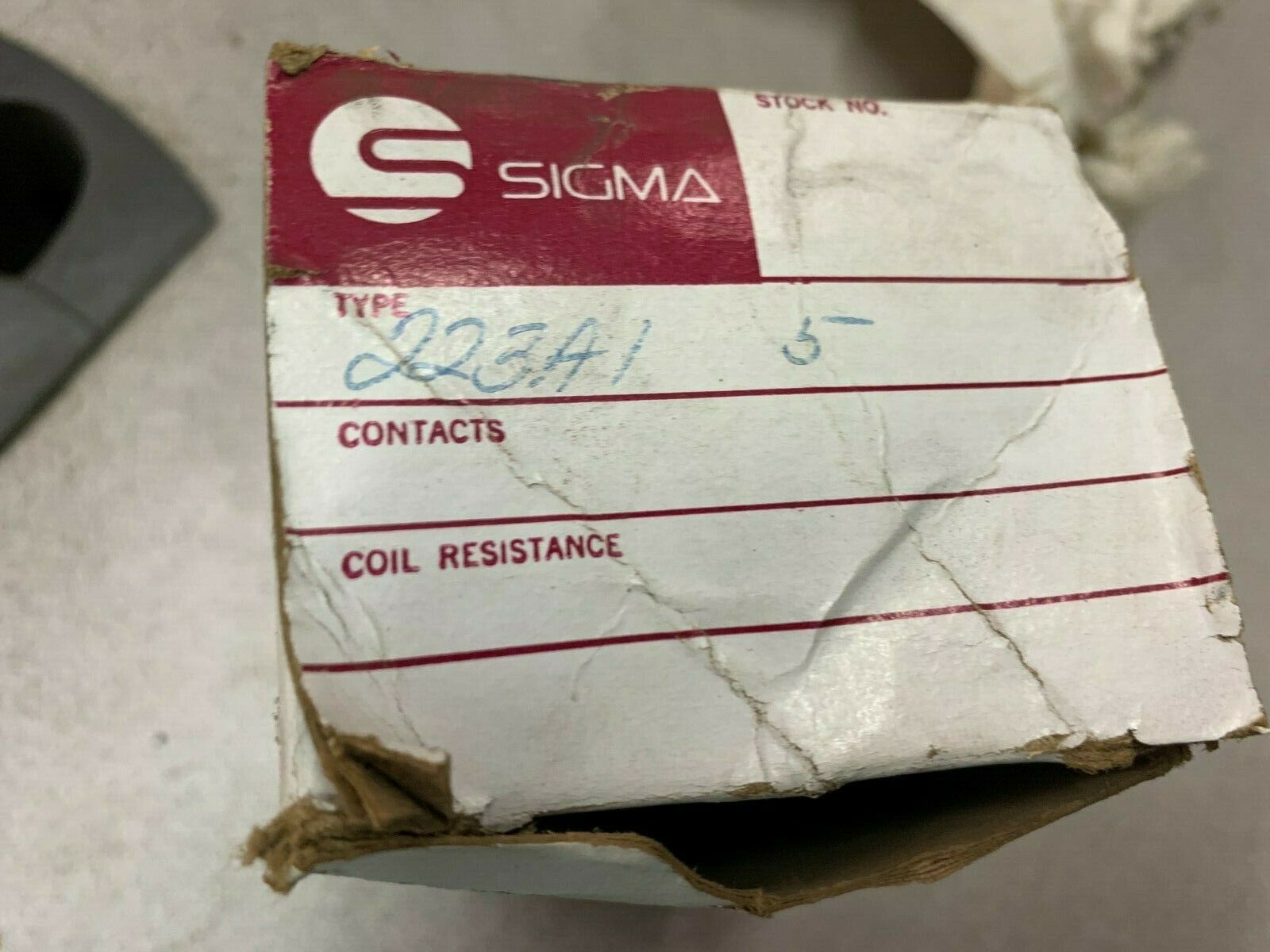 NEW IN BOX SIGMA SOLID STATE RELAY 223A-1-5